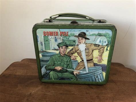 gomer pyle. metal lunch box|Gomer Pyle Vintage Metal Lunch Box Not a Bird Toy .